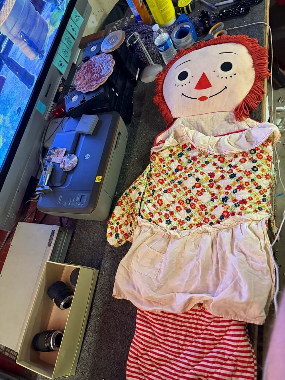 Vintage Raggedy Ann Character Sleeping Bag / Nap Mat